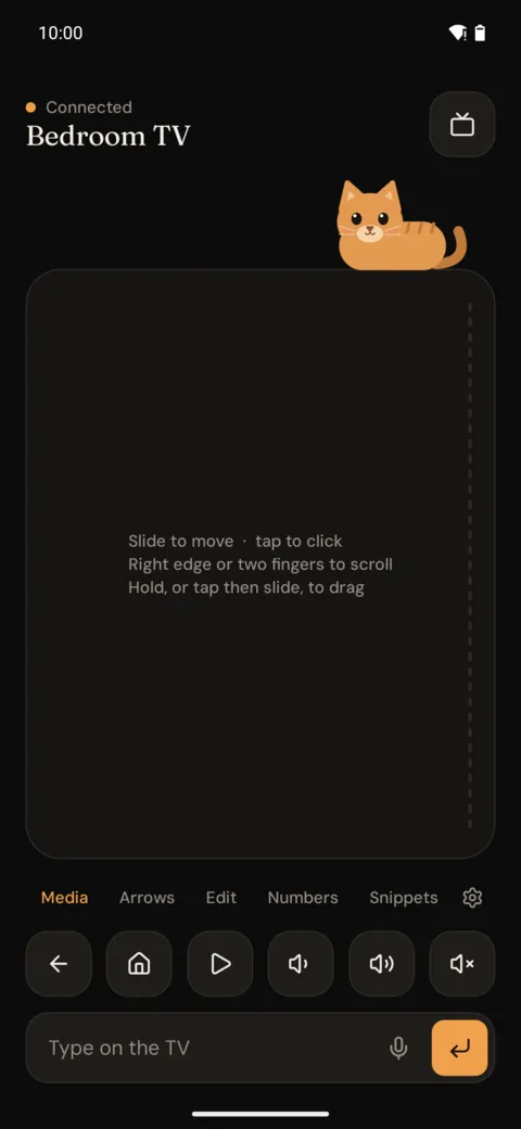 PawPad trackpad with media buttons
