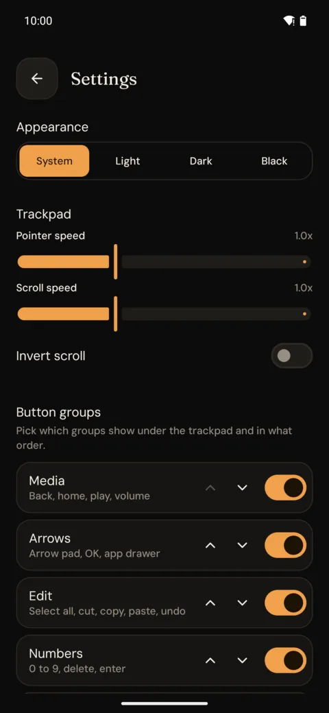 PawPad settings